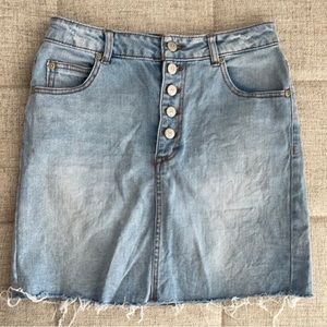 Denim Mini Skirt